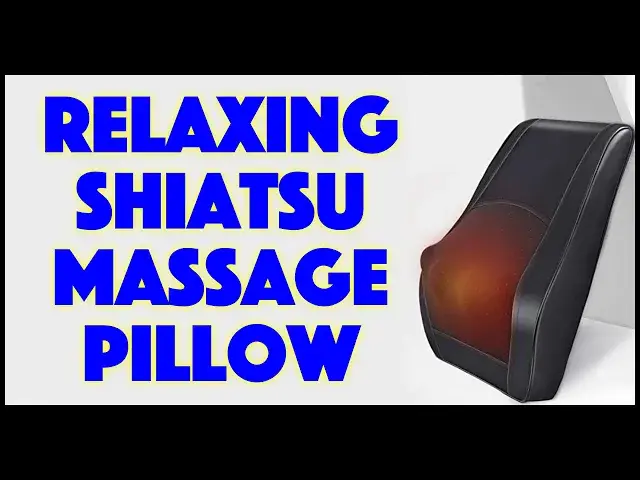 'Video thumbnail for BORIWAT Shiatsu Neck and Back Massage Pillow -- DEMO & REVIEW'
