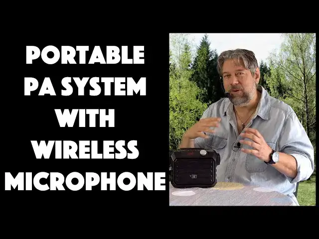 'Video thumbnail for Winbridge Portable PA System Model H5 -- REVIEW'
