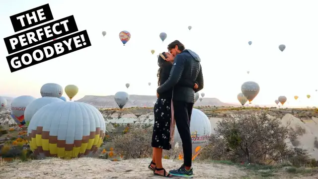 'Video thumbnail for Cappadocia VLOG // SUNRISE w/ Hot Air Balloons At LOVE VALLEY / Almost AS GOOD AS The Ride Itself!!'