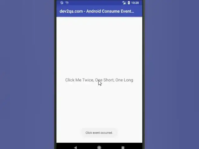 'Video thumbnail for android event handling tutorial'