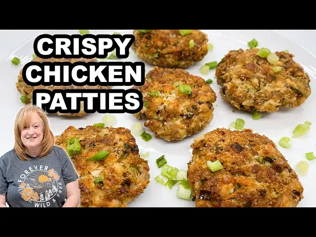 'Video thumbnail for Crispy CHICKEN PATTIES Recipe | Perfect for Appetizers, Lunch or Dinner | ROTISSERIE CHICKEN IDEAS'