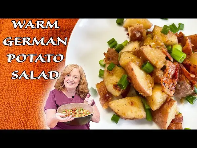 'Video thumbnail for Warm German Potato Salad | Potato Salad Recipes | Catherine's Plates'