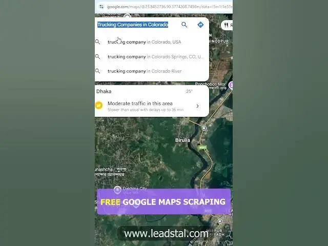 'Video thumbnail for Free Unlimilted Google Map Scraping Tools | LeadStal'