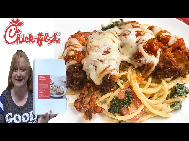 'Video thumbnail for CHICK-FIL-A Chicken Parmesan Meal Kit | Review and Cook With Me'