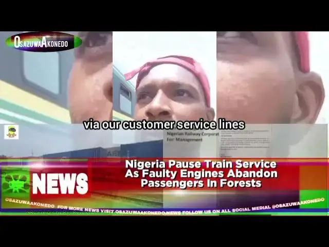 'Video thumbnail for Nigeria Pause Train Service As Faulty Engines Abandon Passengers In Forests'