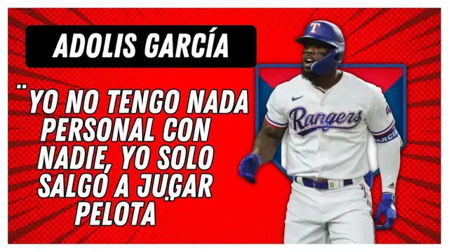 'Video thumbnail for ADOLIS GARCÍA habla sobre el pelotazo y sobre MARTÍN MALDONADO'