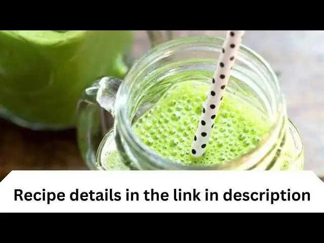 'Video thumbnail for The 4 Ingredient Green Smoothie recipe'