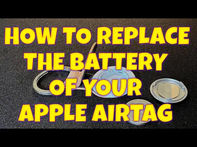 'Video thumbnail for How to Replace an Apple AirTag Battery -- CR2032'