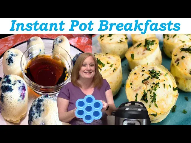 'Video thumbnail for INSTANT POT BREAKFASTS USING SILICONE EGG BITE MOLD'