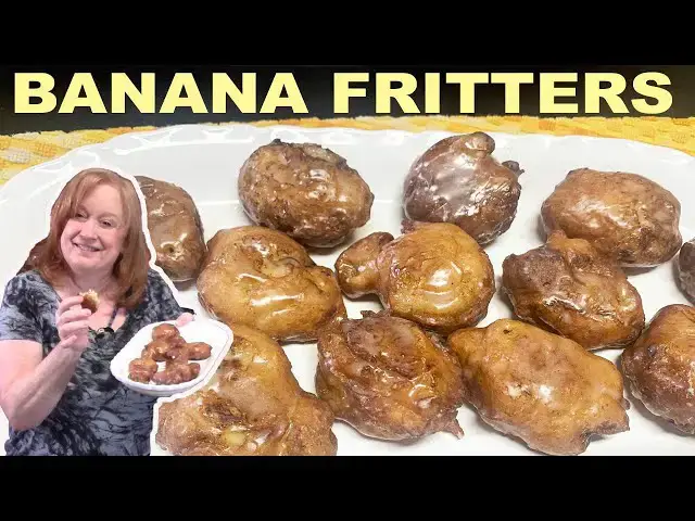 'Video thumbnail for Light & Fluffy BANANA FRITTERS'