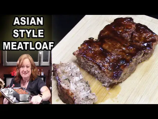 'Video thumbnail for ASIAN STYLE MEATLOAF, A Ground Beef Easy Dinner Idea'