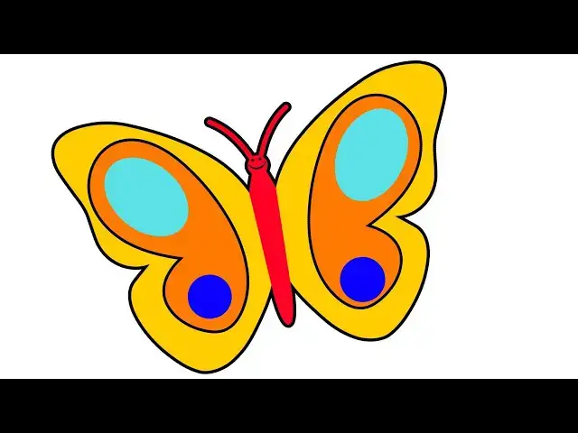 'Video thumbnail for Easy Paper Butterfly for KIDS (With Template)'