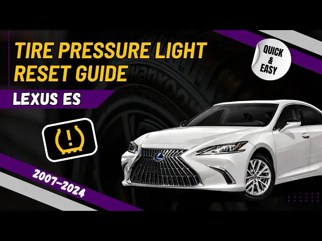 'Video thumbnail for Get Your Lexus ES 350/ES300H Back on Track FAST with This Tire Pressure Light Fix!'
