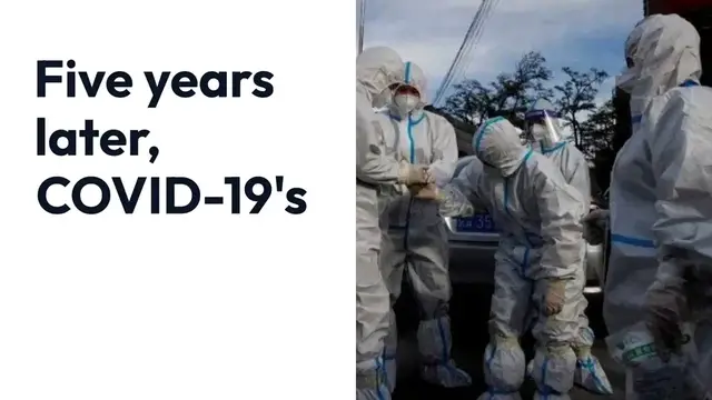 'Video thumbnail for Five years later, COVID-19's deadly grip persists'