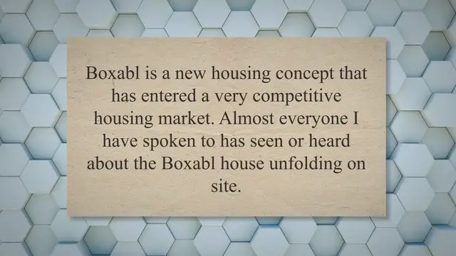 'Video thumbnail for Boxabl Modular Housing, Our Thoughts'