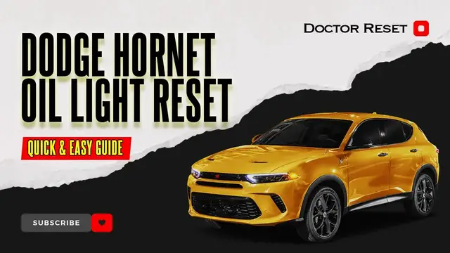 'Video thumbnail for Quick & Easy Dodge Hornet Oil Change Light Reset Tutorial'