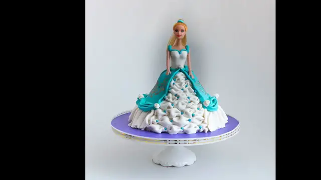 'Video thumbnail for Princess Birthday Cake Tutorial'