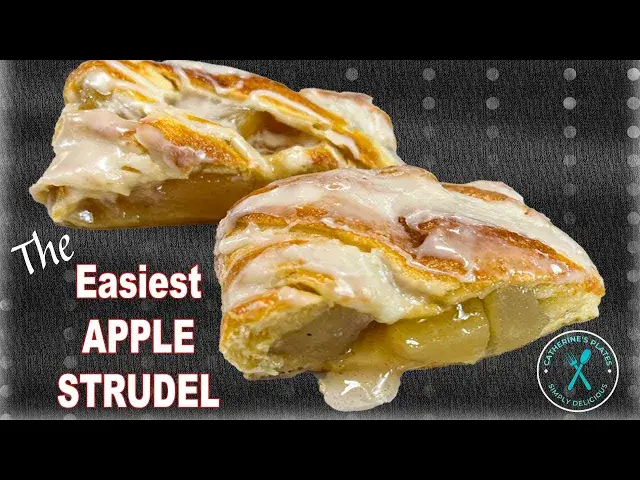 'Video thumbnail for The Easiest APPLE STRUDEL Recipe Made with CRESCENT ROLL DOUGH'