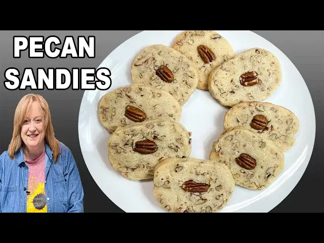 'Video thumbnail for PECAN SANDIES COOKIE RECIPE, Bake with Me A Great Christmas Time Buttery Shortbread Cookie Recipe'