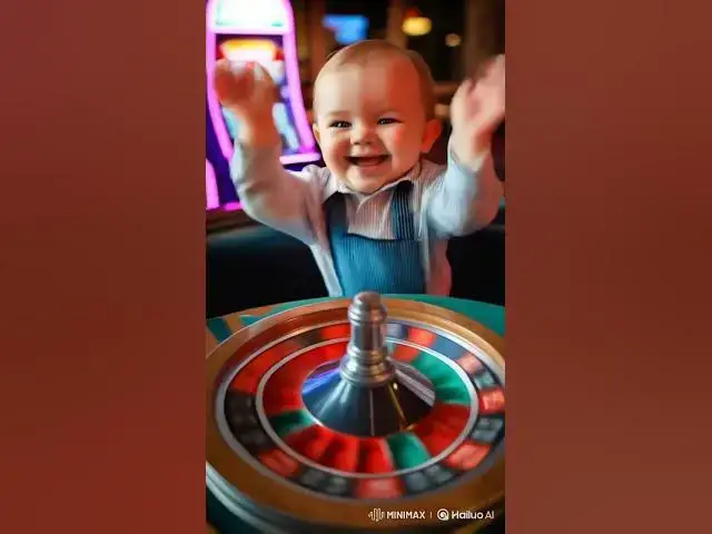 'Video thumbnail for Cute Baby Playing Casino Wheel Spin #wheelspin #casino #casinogames #casinoonline'