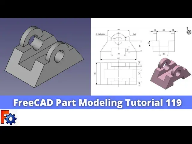 'Video thumbnail for FreeCAD Part Modeling Tutorial 119 | FreeCAD Tutorial | Mechnexus |'