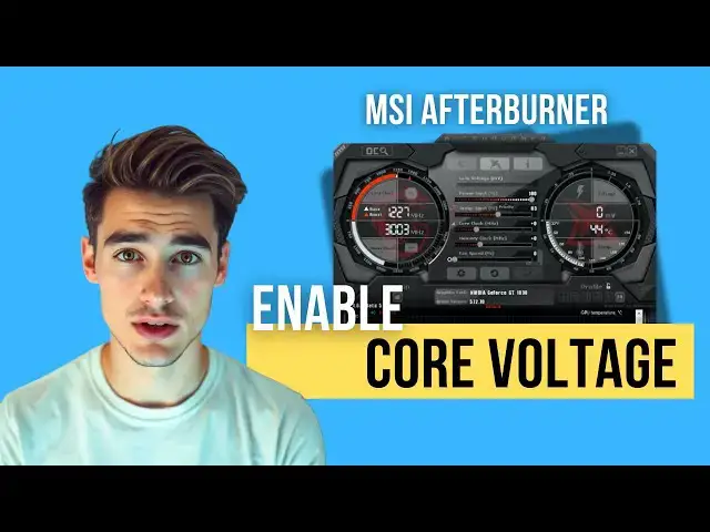 'Video thumbnail for How to Enable and Change the Core Voltage Option in MSI Afterburner (Core Voltage Grey Out Fix)'