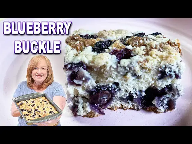'Video thumbnail for BLUEBERRY BUCKLE | A Breakfast Cake Recipe'