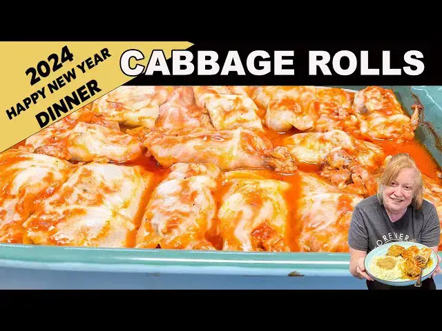 'Video thumbnail for CABBAGE ROLLS 2024 NEW YEAR'S DAY DINNER'