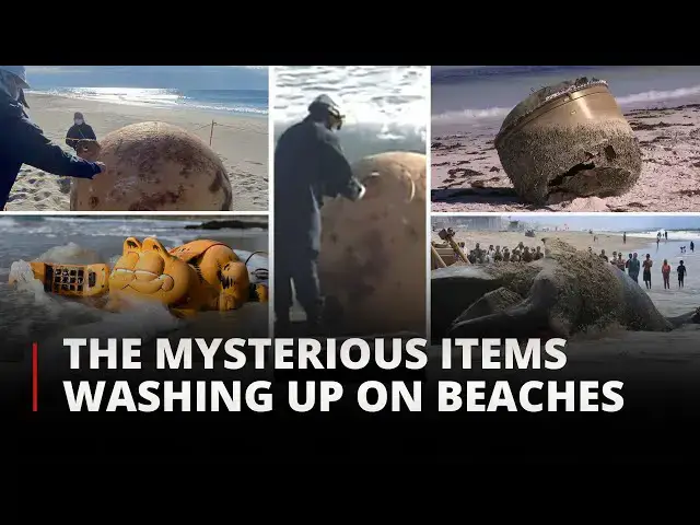 'Video thumbnail for The mysterious items washing up on beaches | 12am News'