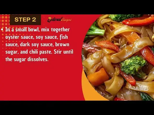 'Video thumbnail for Drunken Noodles Recipe – Quick Thai Dinner Idea'