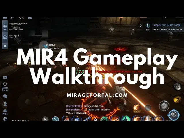 'Video thumbnail for Mir4 Gameplay Walkthrough (Short Gameplay)'