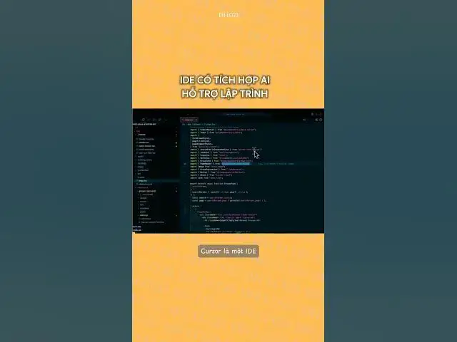 'Video thumbnail for Công cụ IDE tích hợp AI hỗ trợ lập trình #dhlcgd #thanhcongnghe'