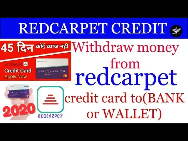 'Video thumbnail for How to withdraw money from redcarpet RUBY Card || Redcarpet federal BANK credit card'