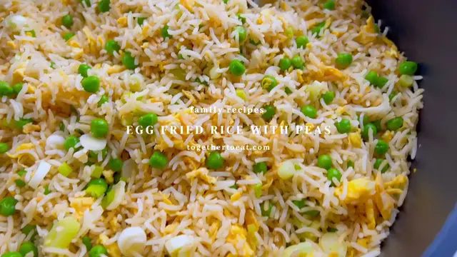 'Video thumbnail for Egg Fried Rice with Peas'
