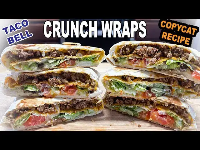 'Video thumbnail for CRUNCH WRAP, Taco Bell Copycat Recipe'