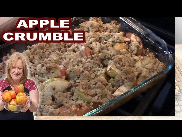 'Video thumbnail for Old Fashioned APPLE CRUMBLE RECIPE | Easy Fall Dessert'