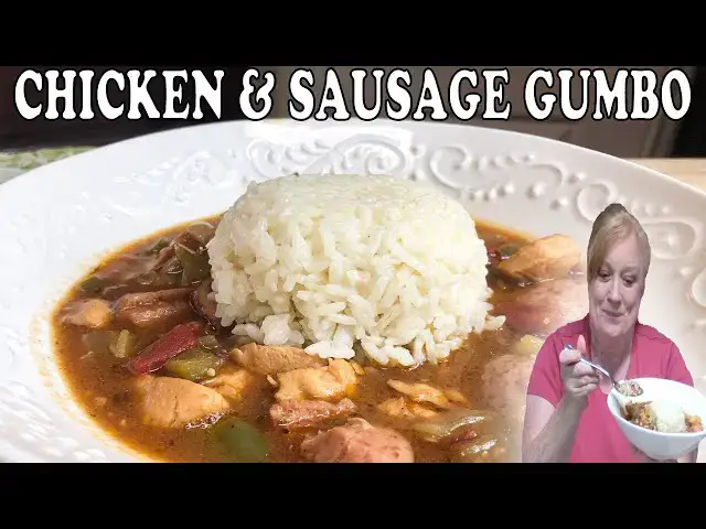 'Video thumbnail for EASY CHICKEN AND SAUSAGE GUMBO | DELICIOUS GUMBO RECIPE'