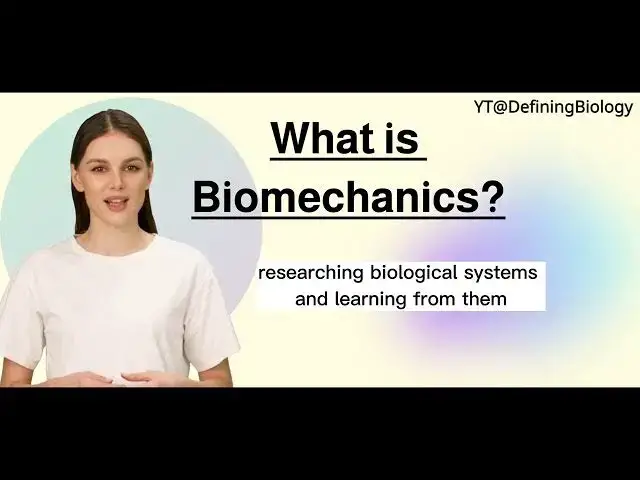 'Video thumbnail for What is Biomechanics? Biology Definition'