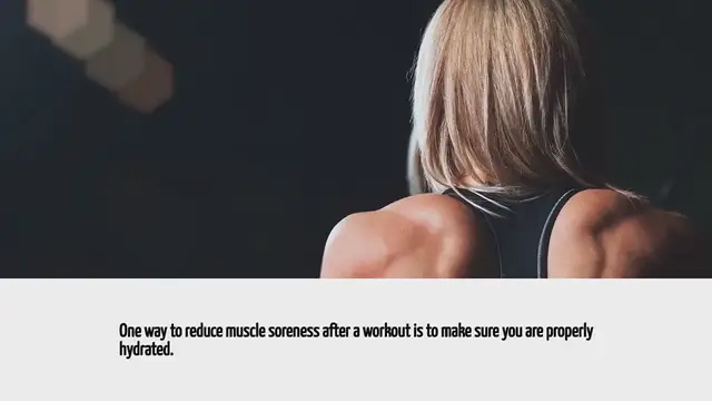 'Video thumbnail for How To Reduce Muscle Soreness After Workout'