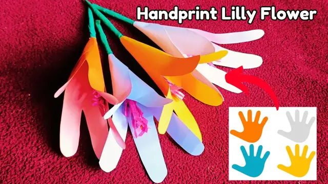 'Video thumbnail for Lily Flower Handprint Craft For KIDS'