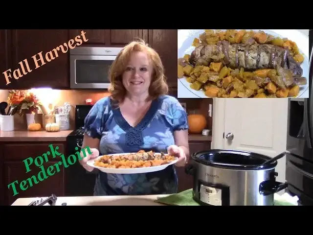 'Video thumbnail for CROCKPOT FALL HARVEST PORK TENDERLOIN | Centsible Living with Money Mom Collab #Crocktober'