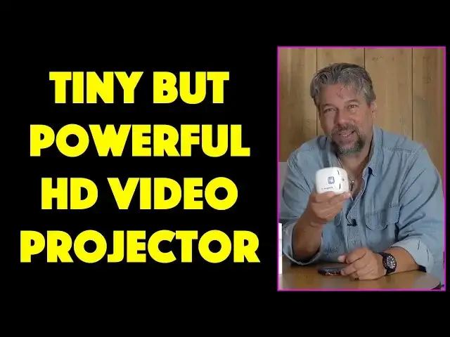 'Video thumbnail for The Tiny Cinemood Portable Video Projector - Review'