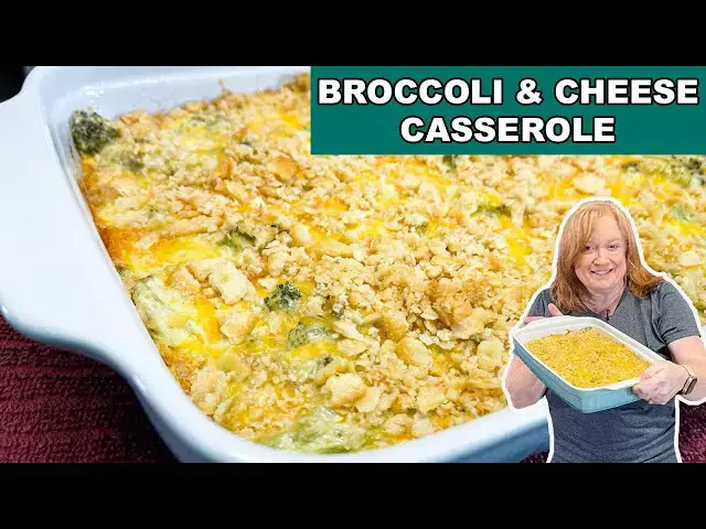 'Video thumbnail for BROCCOLI & CHEESE Casserole, A Perfect Side Dish Accompaniment'