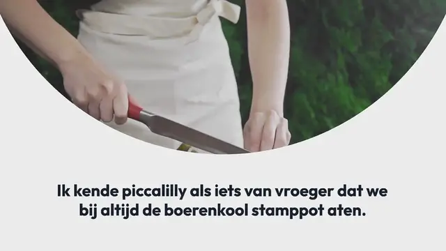 'Video thumbnail for Huisgemaakte piccalilly – overal lekker bij'