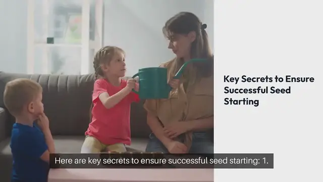 'Video thumbnail for Seed Starting Success Secrets'
