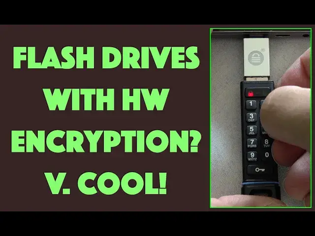 'Video thumbnail for SecureDrive SecureUSB BT & SecureUSB KP Encrypted Flash Drives -- DEMO + REVIEW'