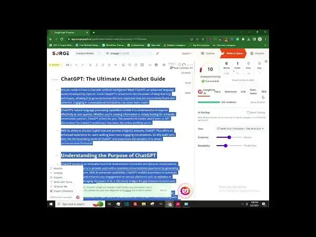 'Video thumbnail for How To Write 3000+ Words of SEO Optimized Article In Just 5 mins'