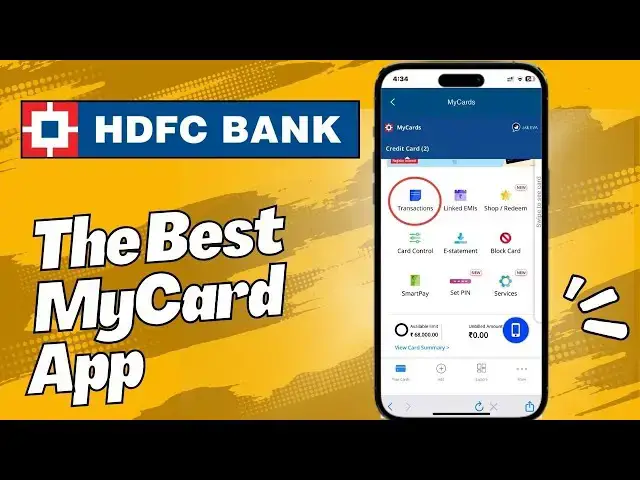 'Video thumbnail for 💥HDFC MyCard App: The New App from HDFC Will Blow Your Mind | All Features Explained!'