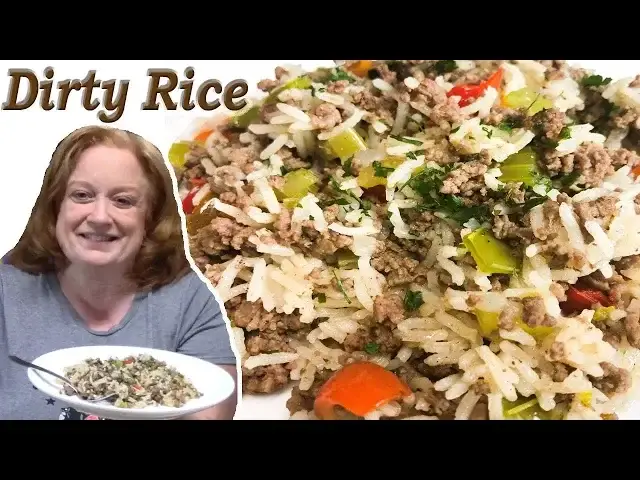 'Video thumbnail for EASY ONE SKILLET DIRTY RICE'