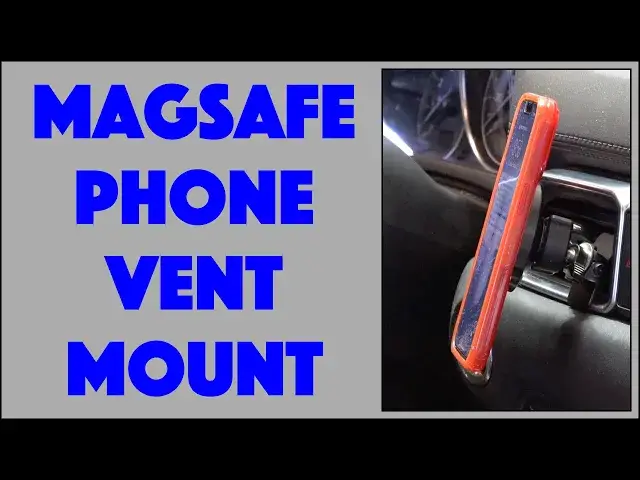 'Video thumbnail for Andobil MagSafe Car Vent Phone Holder -- UNBOXING & DEMO'